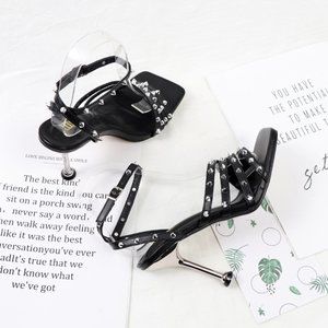 Women's Black Fashion High Heels